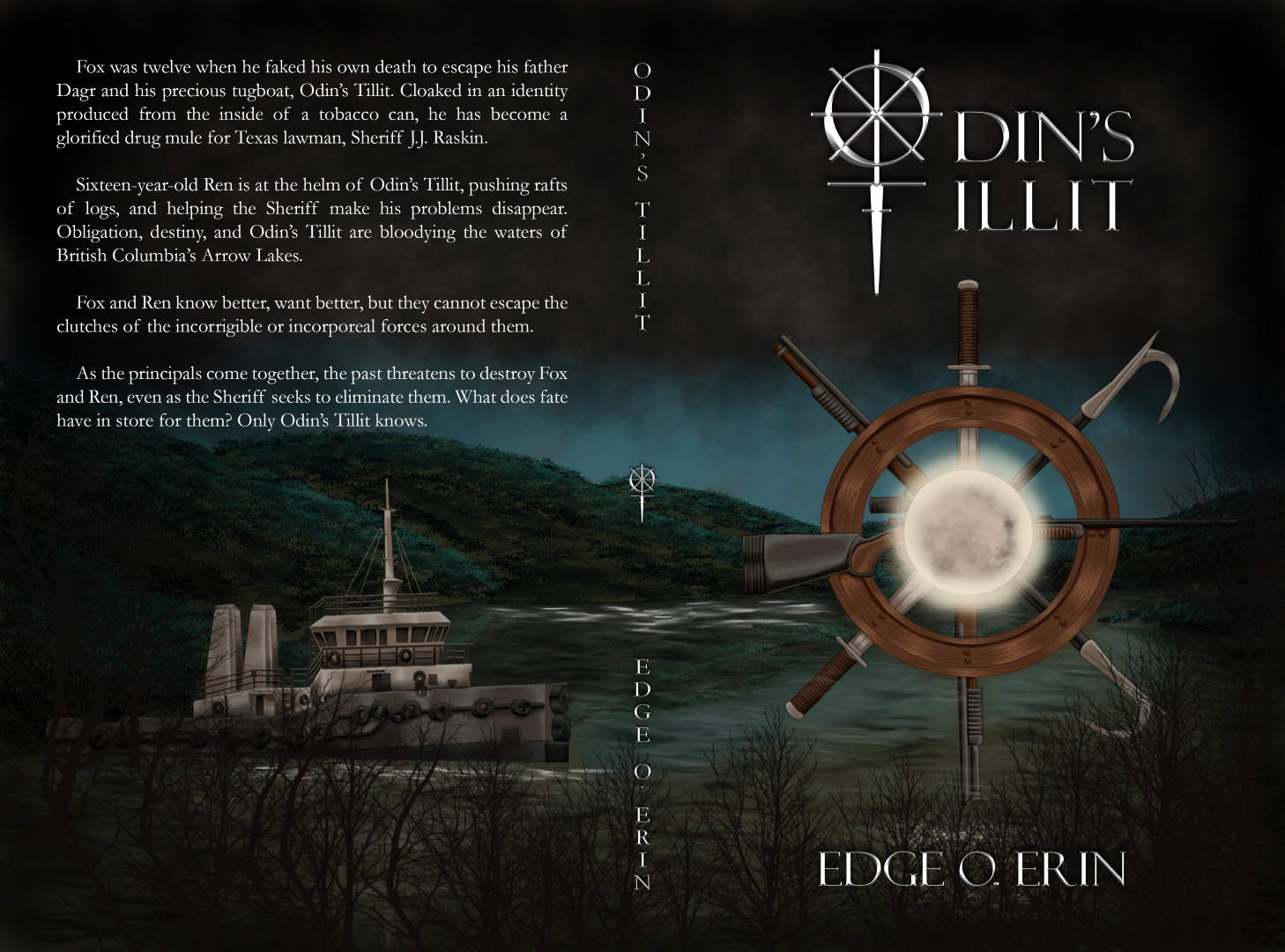 Full hardcover image for the mystery suspense thriller, Odin's Tillit